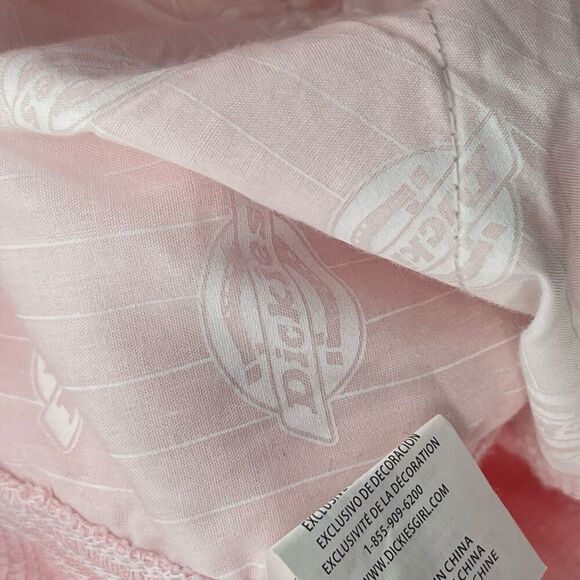 Dickies Urban Outfitters Pink High Rise Carpenter Jeans Twill Relaxed Fit 15/32 - Picture 12 of 13